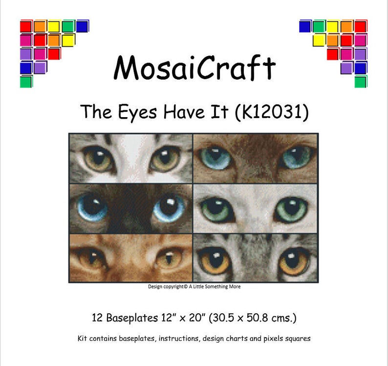 MosaiCraft Pixel Craft Mosaic Art Kit /'Three Horses/' Pixelhobby