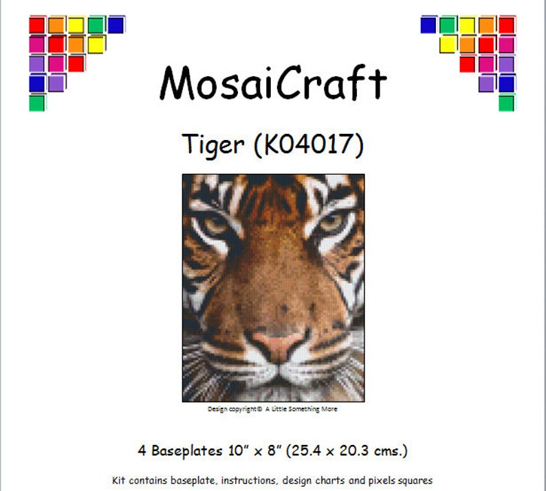 MosaiCraft Pixel Craft Art Kit /'Ribbon Purple/' Pixelhobby