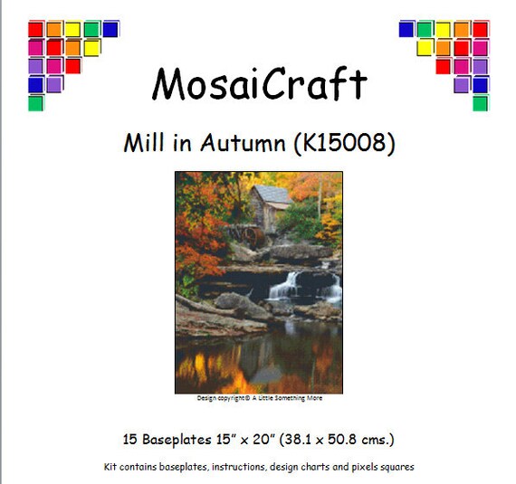 MosaiCraft Pixel Craft Mosaic Art Kit /'Autumn Fairy/' Pixelhobby