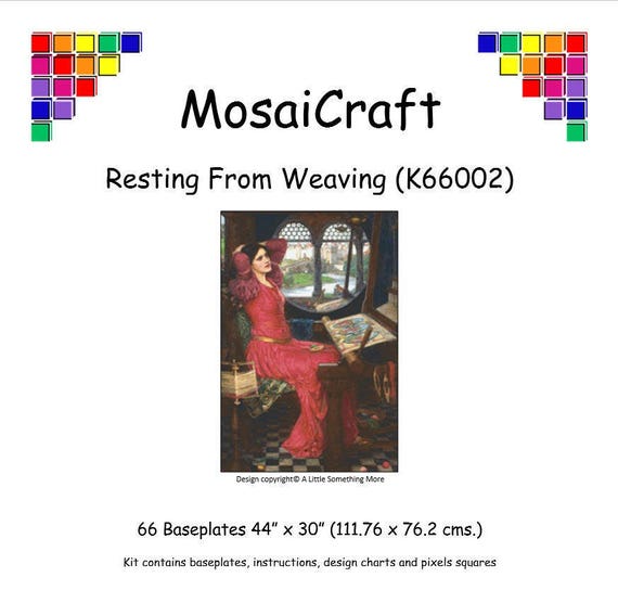 MosaiCraft Pixel Craft Mosaic Kit /'Peacock Raindrops/' Pixelhobby