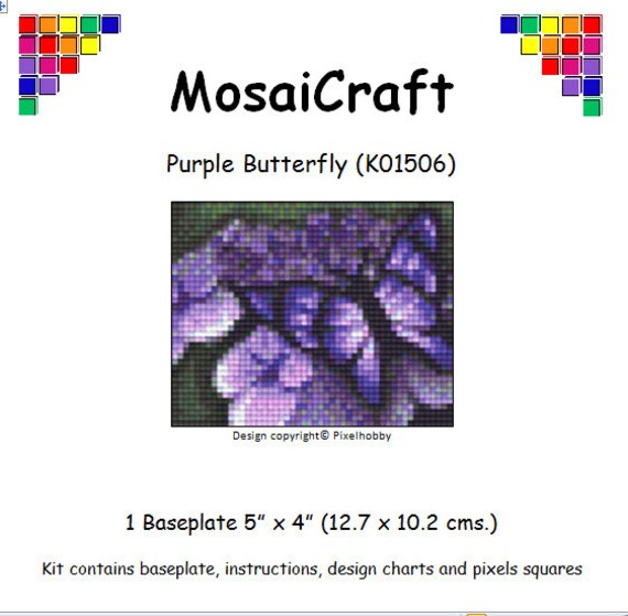 Mosaicraft Pixel Art Craft Kit mosaico /'Phoenix/' pixelhobby
