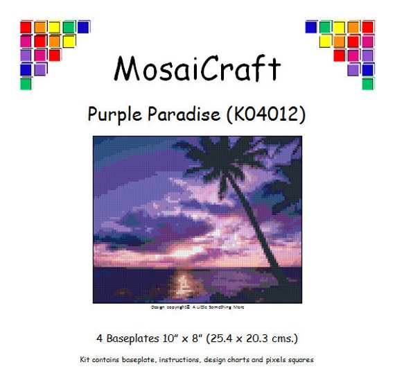 MosaiCraft Pixel Craft Mosaic Art Kit 'Westie' Pixelhobby