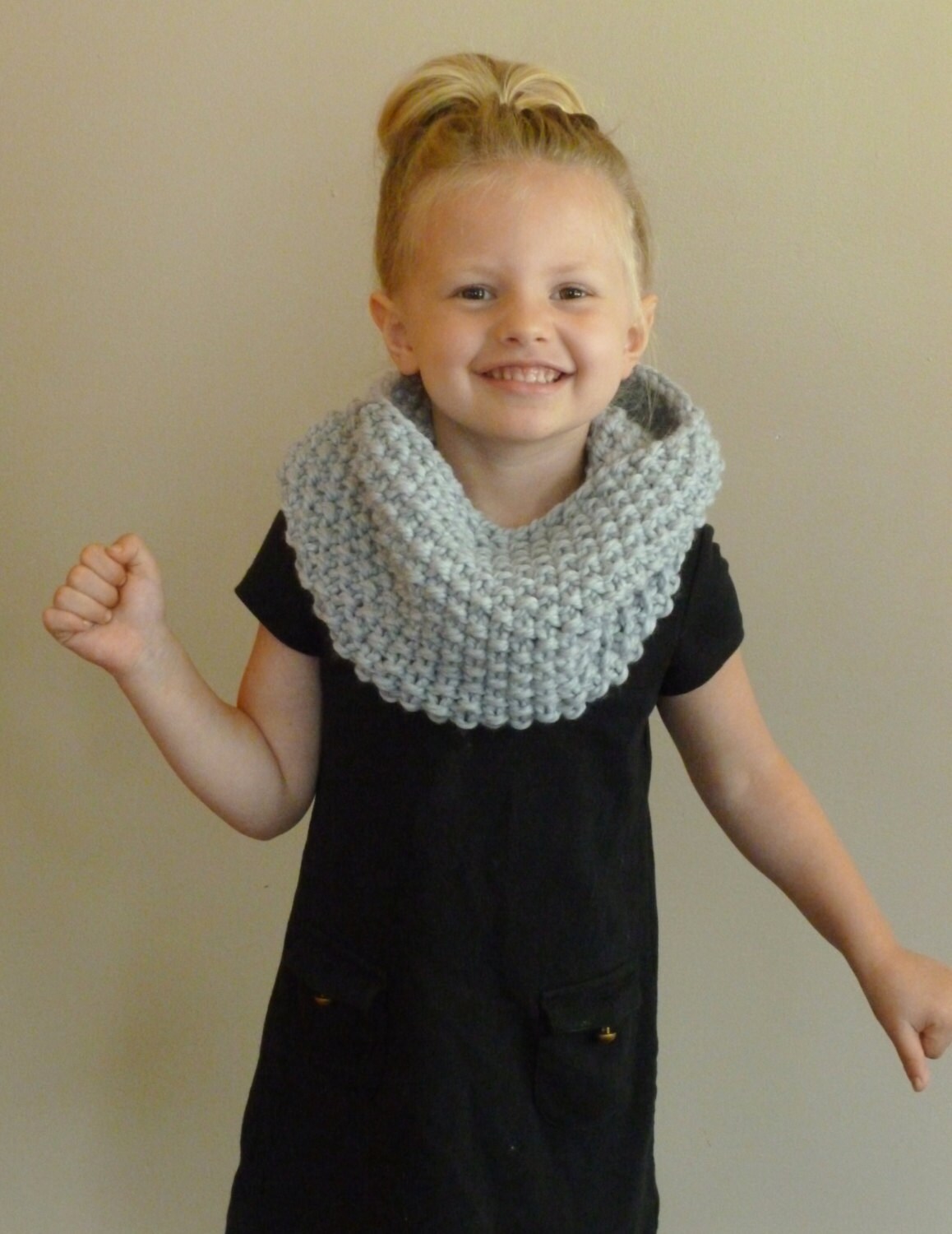 Hand Knit Toddler/Kids Cowl CHOOSE COLOR Children's Seed Etsy