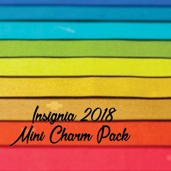 Insignia 2018 Mini Charm Pack by Alison Glass for Andover Fabrics, 40 2.5in squares