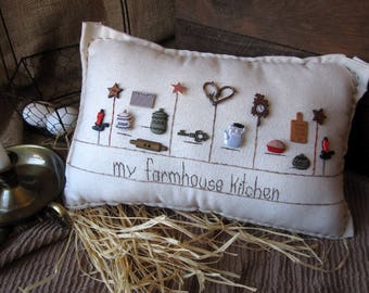 My Farmhouse Kitchen Pillow (Cottage Style)