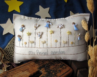 My Angel Garden Pillow (Cottage Style)