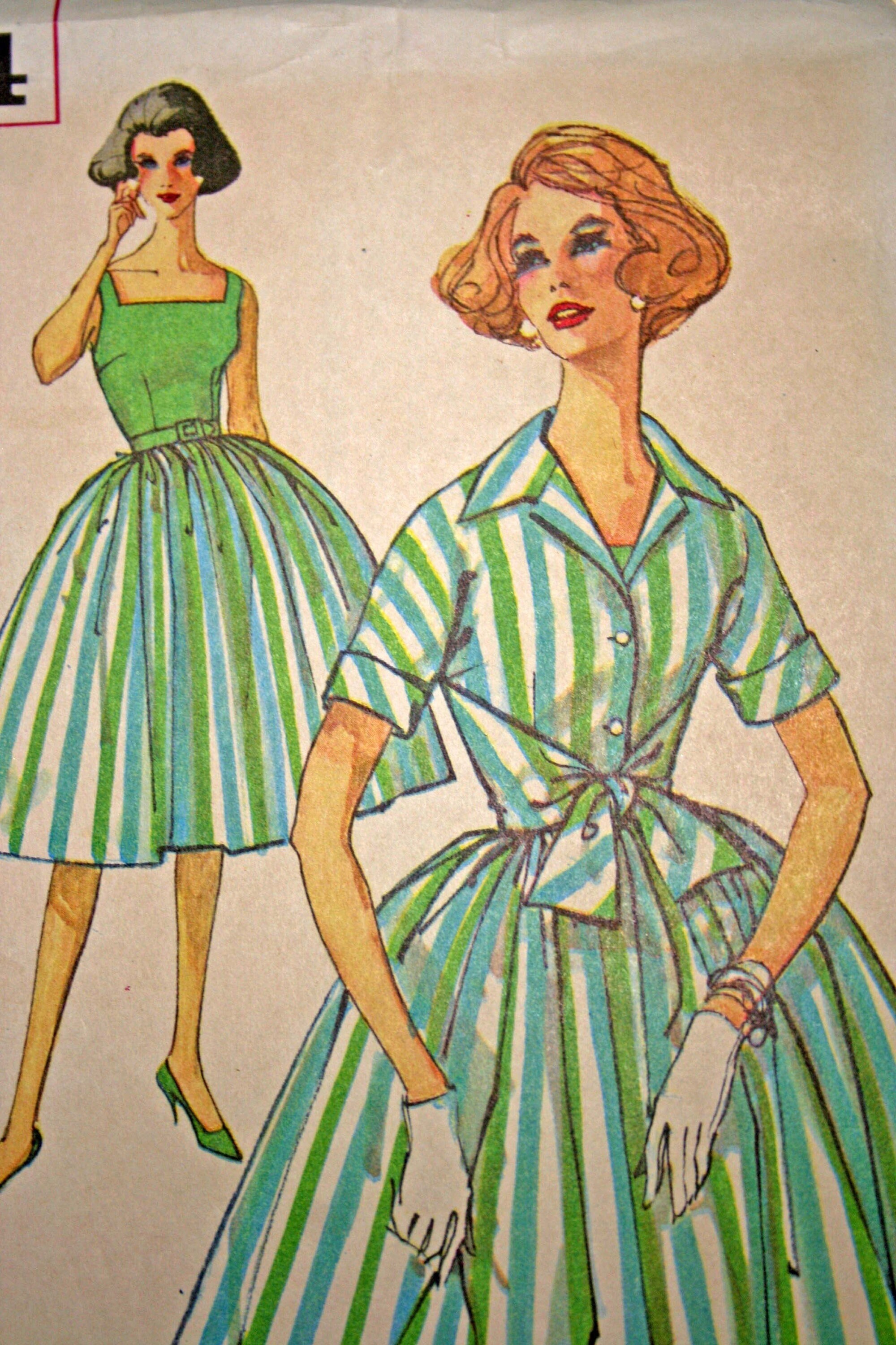 Simplicity 3484 Junior And Misses One Piece Dress Etsy