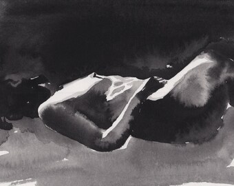 Floored - Original ink drawing