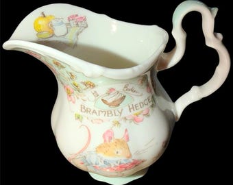 Royal Doulton Brambly Hedge Bone China Creamer Jug 1985 England Jill Barklem
