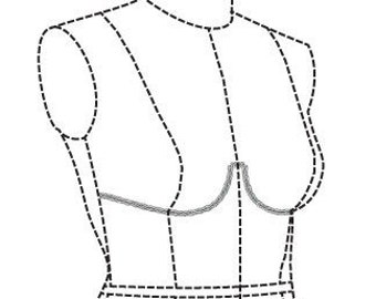 DIY Ladies Dress Form Pattern ONLY