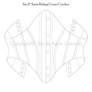 Riding Corset Pattern ONLY