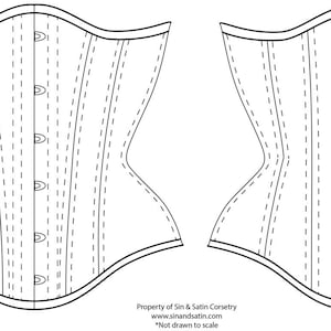 Curvy Underbust Corset Pattern ONLY