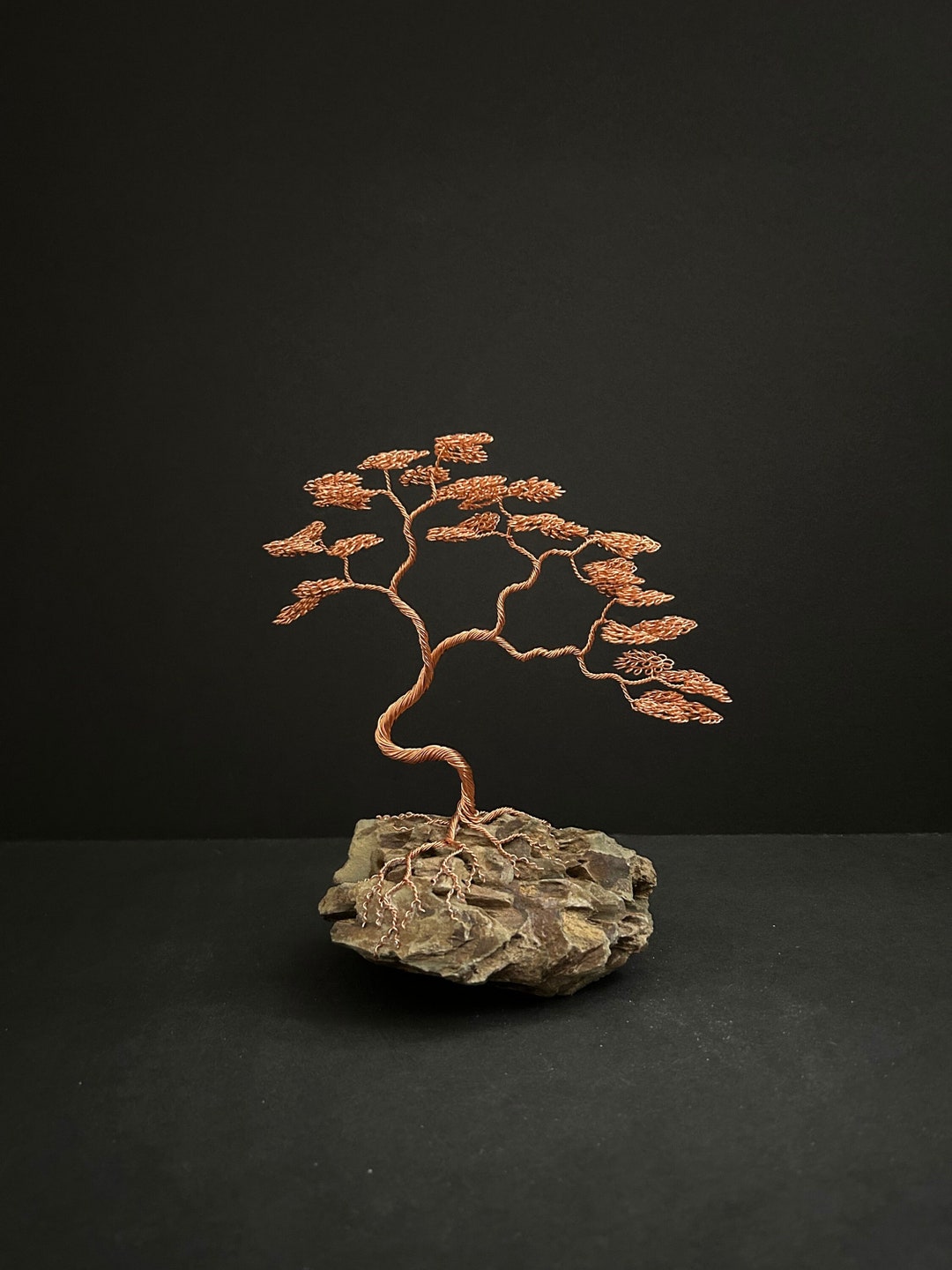 Fortitude Twisted Wire Bonsai Tree Sculpture Modern Art Etsy