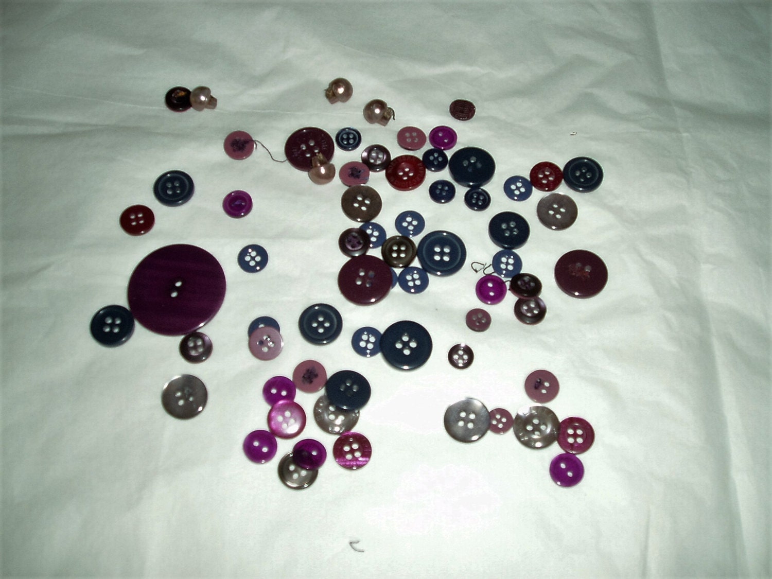 mixed lot buttons sewing supplies vintage buttons Etsy