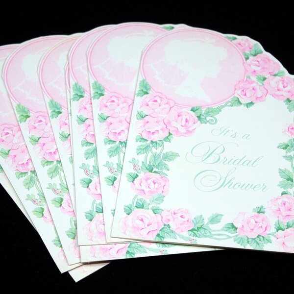 Retro Bridal Shower Invitations Etsy