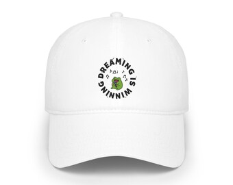 Singing Frog + Dreaming is Winning (Logo) Cap | Low Profile Baseball Cap