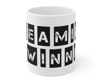 Dreaming Is Winning (Logo) Mug | Motivational Typography Ceramic Mug