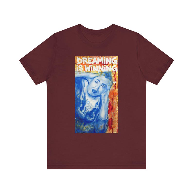 Dreaming is Winning (Airbrush Artwork) T-Shirt | Unisex Jersey Short Sleeve Tee image 18