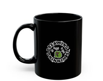 Singing Frog + Dreaming is Winning [Logo] Mug | Black Mug (11oz, 15oz)