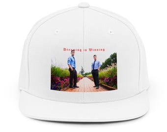 Dreaming is Winning (Twins) Snapback Hat | Motivational Embroidered Cap