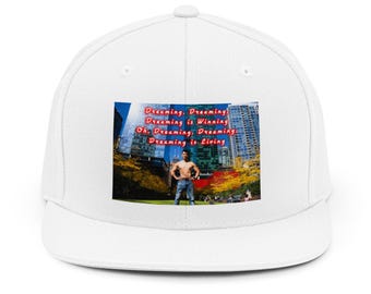 Dreaming is Winning (Dreaming) Snapback Hat | Motivational Embroidered Cap