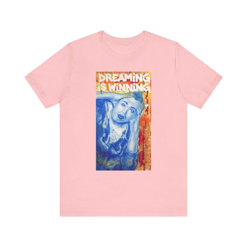 Dreaming is Winning (Airbrush Artwork) T-Shirt | Unisex Jersey Short Sleeve Tee image 19