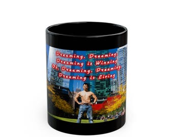 Dreaming is Winning (Dreaming) Mug | Black Mug (11oz, 15oz)