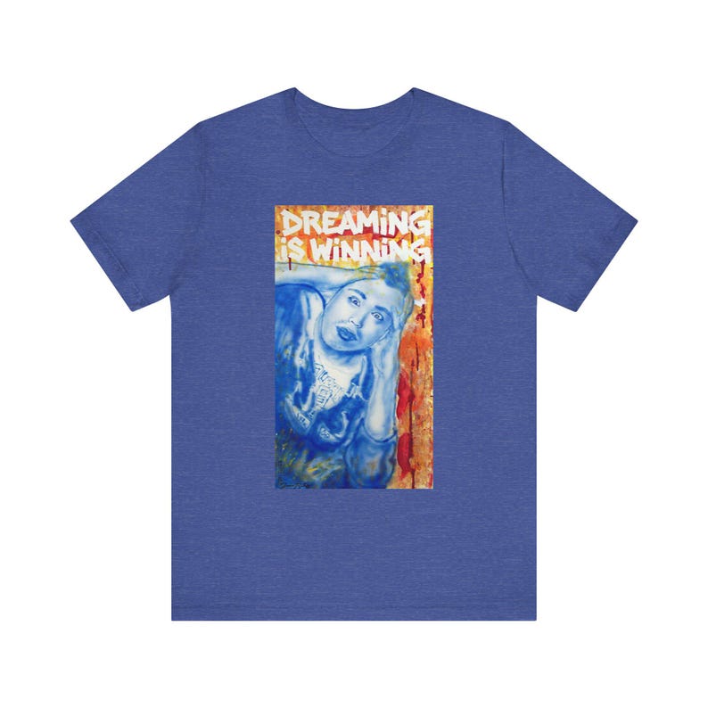 Dreaming is Winning (Airbrush Artwork) T-Shirt | Unisex Jersey Short Sleeve Tee image 13