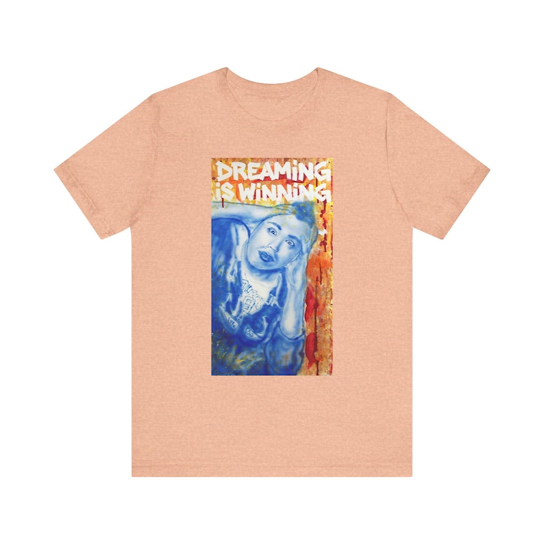 Dreaming is Winning (Airbrush Artwork) T-Shirt | Unisex Jersey Short Sleeve Tee image 7