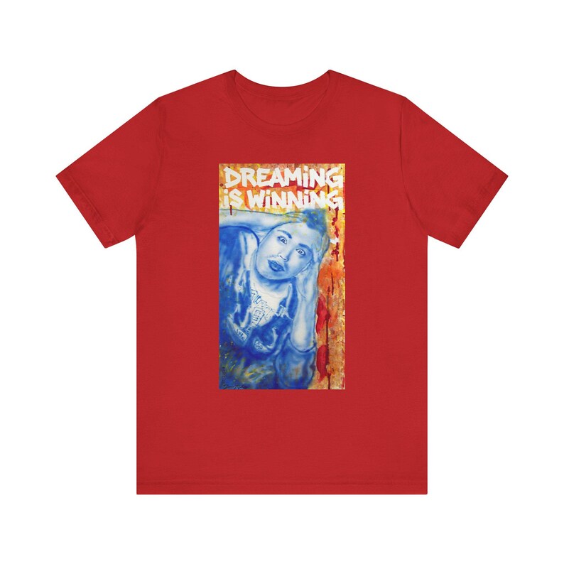 Dreaming is Winning (Airbrush Artwork) T-Shirt | Unisex Jersey Short Sleeve Tee image 20