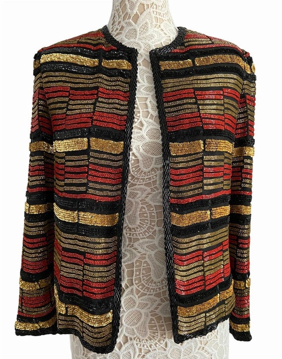 Silk Beaded Jacket