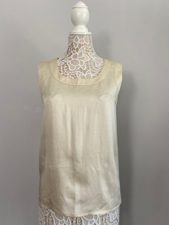 Saint Laurent Rive Gauche Silk Shell