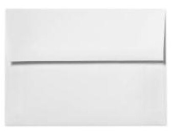 5x7 white envelopes etsy