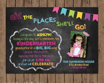 preschool graduation invitation etsy