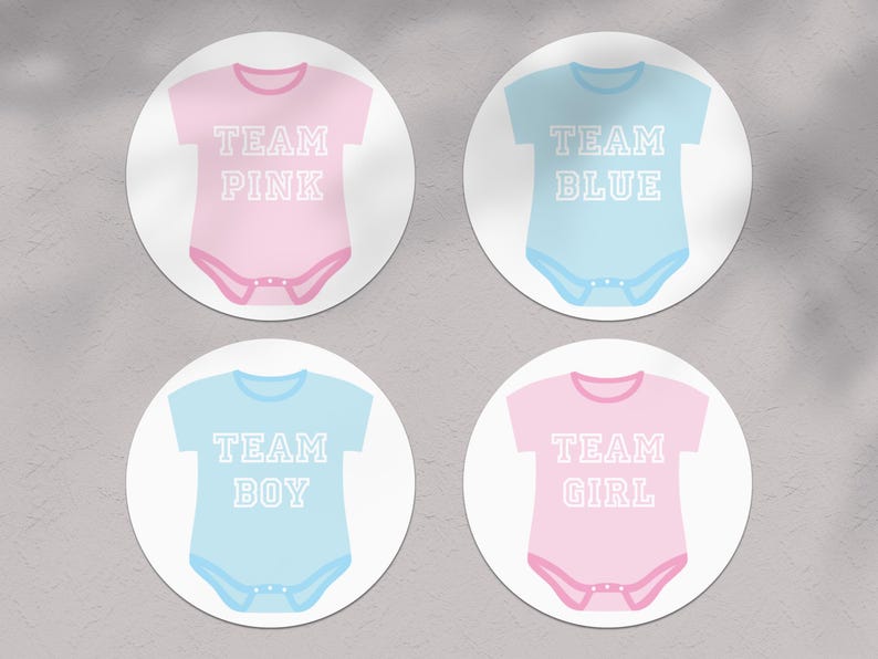 Ice Hockey Gender Reveal Party Invitation - Team Blue Team Pink - Baby Gender Reveal - Digital or Printable - Edit Yourself - DIY image 8