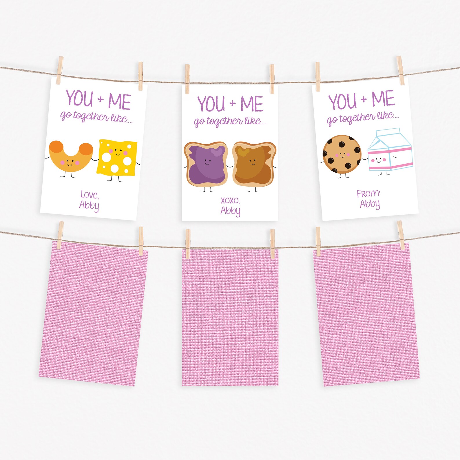 Valentine Cards for Class Kids PRINTABLE Perfect Pair - Etsy