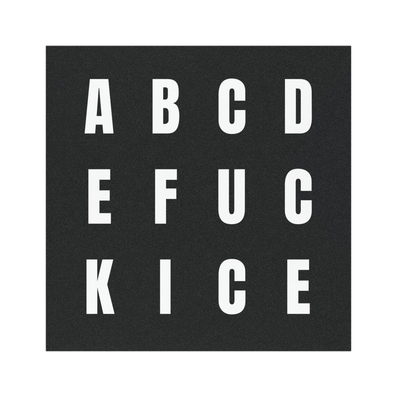 Anti-ICE Magnet - Clever Fuck ICE Car Bumper Magnet image 3