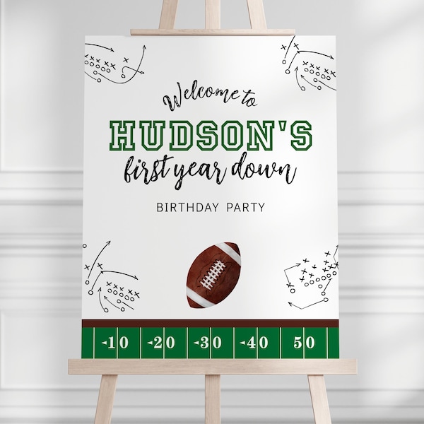 Football Welcome Sign - Etsy