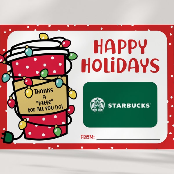 Thanks a Latte - Etsy