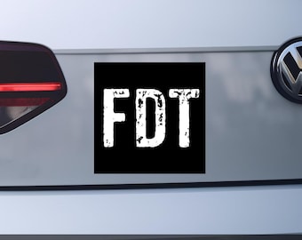 FDT-Automagnet, subtiler Anti-Trumpf-Autoaufklebermagnet, wetterfester Anti-MAGA-Magnet