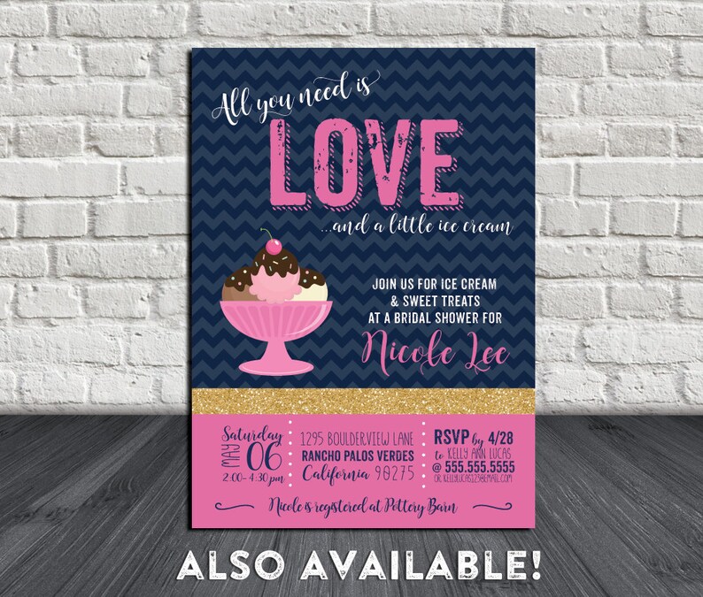 Food Label Tent Cards 8 itemscards Navy Blue Chevron PRINTABLEDIGITAL Choose Folded Tent or Flat Label Pink Glitter Gold