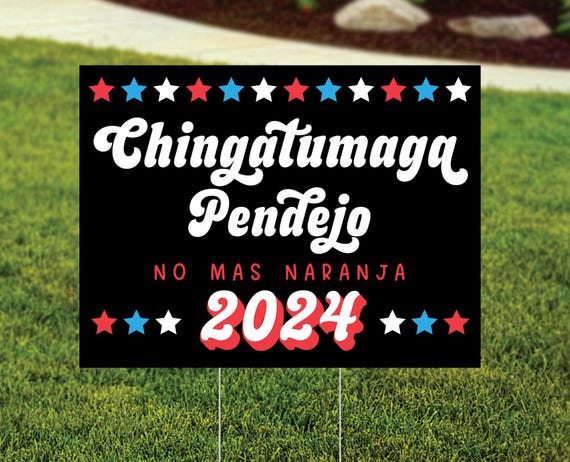 Vrogadso Anti Trump Yard Signs 2024 Yard Sign Pro-Biden Anti-Trump Sign