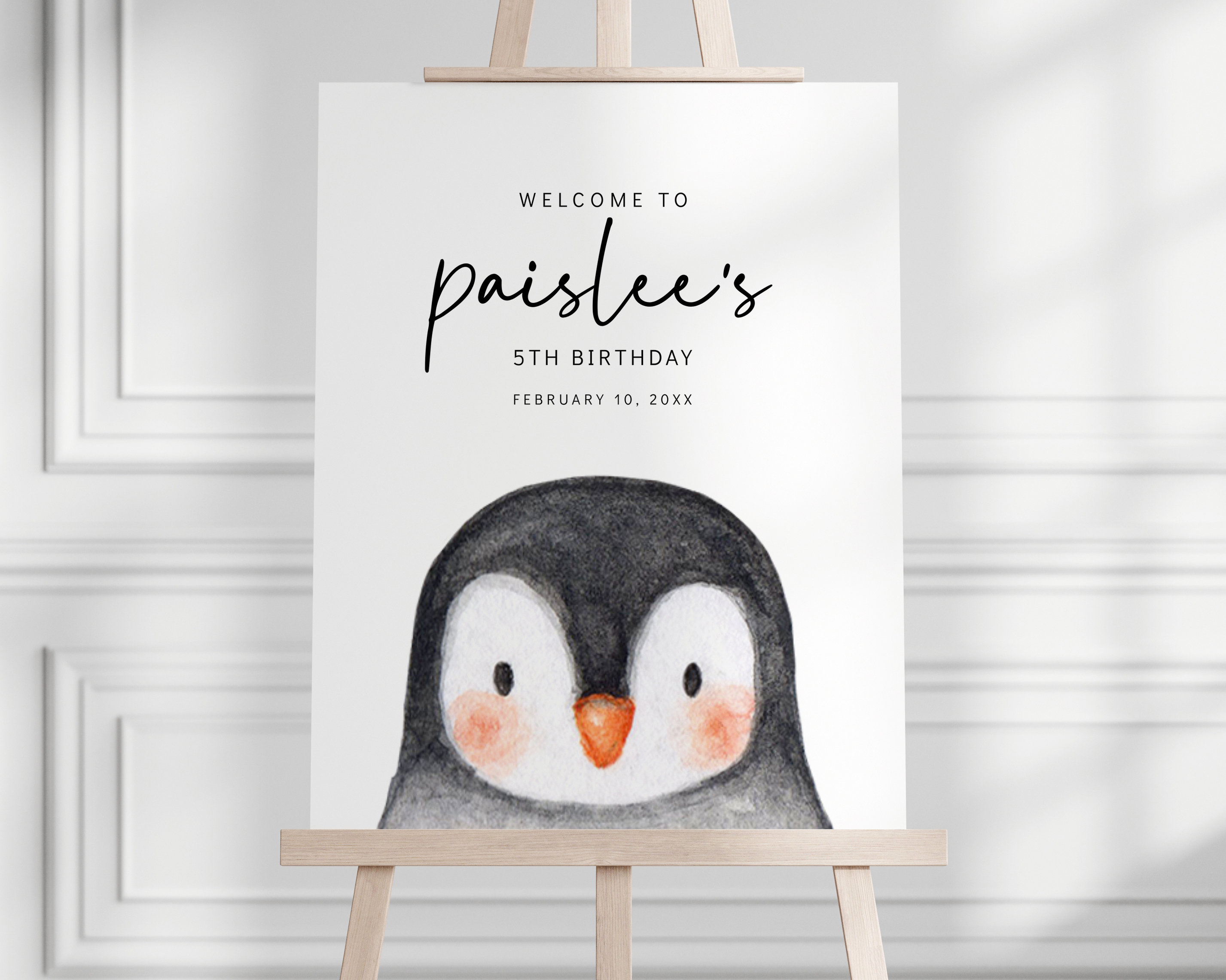 Penguin Birthday 5 Years Old T Shirt 5th Anniversary Animal Penguin Birthday 5 Years Old T Shirt 5th Anniversary Animal