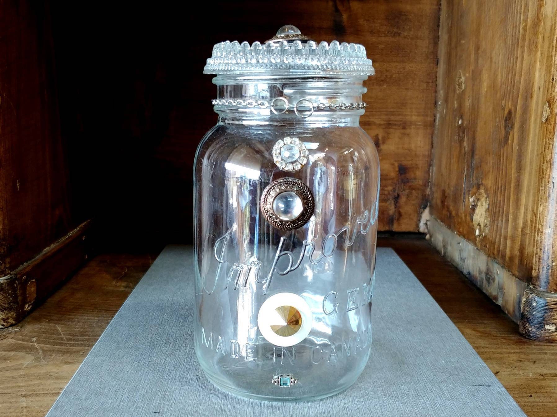 Jewelry Jar Etsy Canada