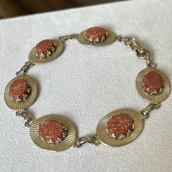 Vintage Goldstone Bracelet