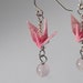 see more listings in the Origami crane earrings section