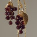 see more listings in the Grapes earrings section