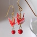 see more listings in the Origami crane earrings section