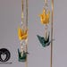 see more listings in the Origami crane earrings section