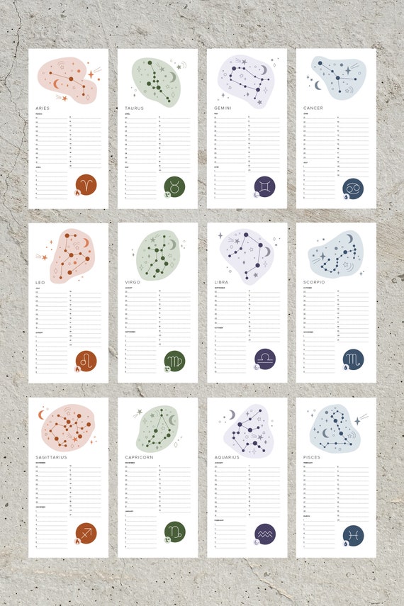 Perpetual Calendar: Astrology, Horoscope, Zodiac Coil-bound